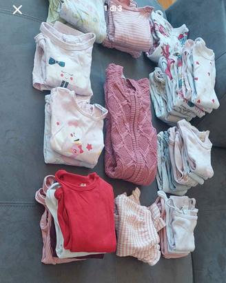 Lotto abbigliamento bimba 