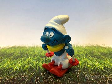 Puffo Sciatore Smurf Schleich cod 20091