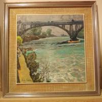 Dipinto di Paolo Pratella "Castel Volturno