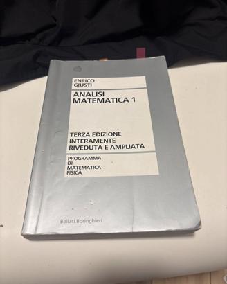Analisi matematica 1 enrico giusti