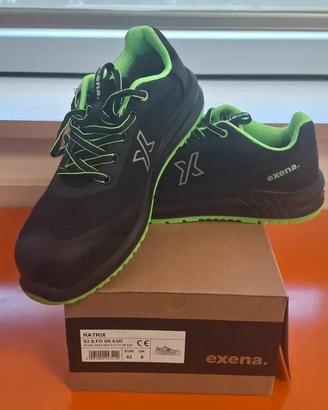 Scarpe ANTINFORTUNISTICHE marca EXENA (NUOVE)!!!!