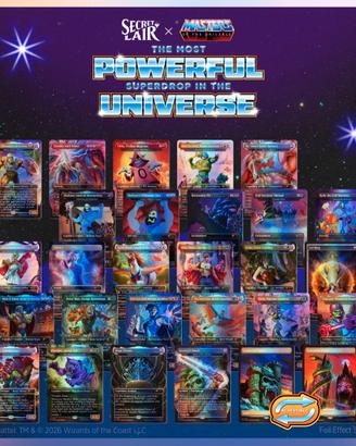 MTG MASTER UNIVERSE SECRET LAIR FOIL BUNDLE FULL