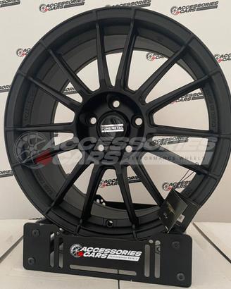 4 cerchi in lega 18 FONDMETAL 9RR Matt Black - NAD