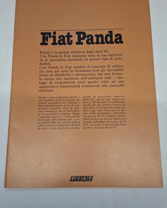 Fiat Panda 1a serie  brochure 