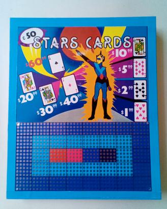 Punch Board " Stars  Cards "