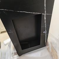 lavandino gres marmo nero