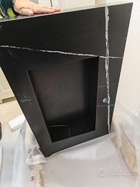 lavandino gres marmo nero