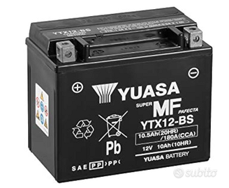 Batteria Yuasa YTX12 12 V 180 CCA per moto
