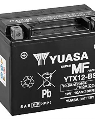 Batteria Yuasa YTX12 12 V 180 CCA per moto