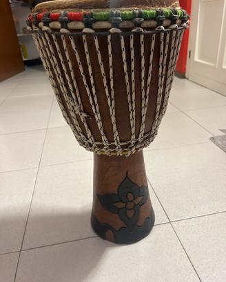 Bongo in legno africano