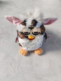 Snow Leopard Furby Gen. 2 1999 con Etichetta Gig