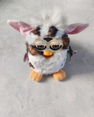 Snow Leopard Furby Gen. 2 1999 con Etichetta Gig