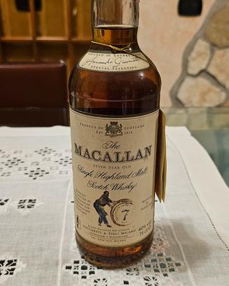 Whisky Macallan 7 anni “selezione Armando Giovinet