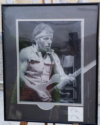 Foto e Autografo Bruce Springsteen
