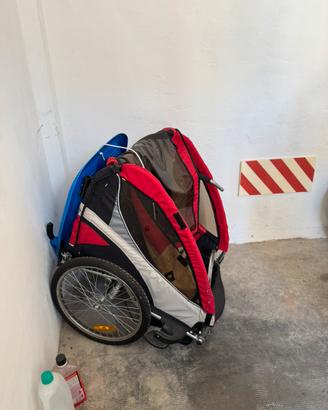 Rimorchio Bici per Bambini e Passeggino