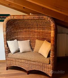 Cabana in rattan
