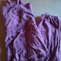 Pigiama 2 pezzi in pile pesante donna XS