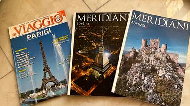 3 riviste viaggi (Meridiani e In viaggio)