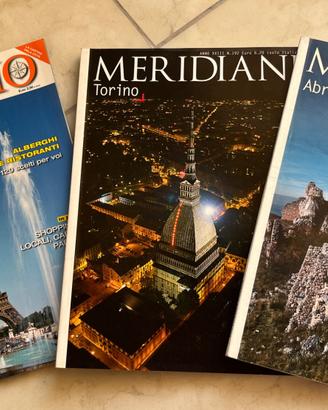 3 riviste viaggi (Meridiani e In viaggio)