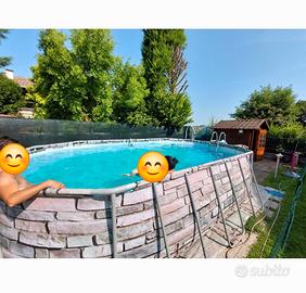 piscina Bestway con filtro sovradimensionato 