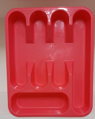 Portaposate da cassetto, in plastica,a 5 scomparti