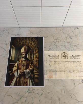 MANOSCRITTO VATICANO MONS.FRANCESCO COLANGELO 1820