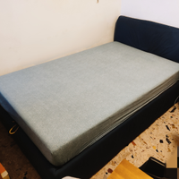 Letto contenitore una piazza e mezza conmaterasso