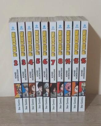 Manga  My Hero Academia 2-3-4-5-6-7-8-14-15-16