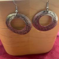 Orecchini pendenti color argento stile - boho