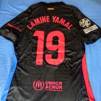 maglia T-shirt Barcellona Lamine Yamal 19 nuova 