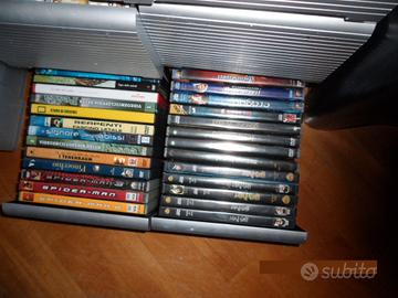 lotto di oltre 140DVD soprattutto cartoni animati