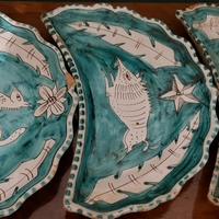 Mezzaluna in ceramica vietrese