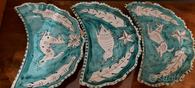 Mezzaluna in ceramica vietrese