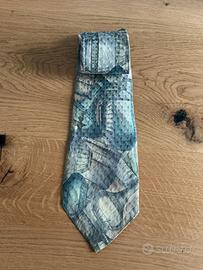 Cravatta vintage in 100% seta
