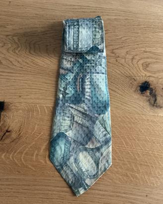 Cravatta vintage in 100% seta