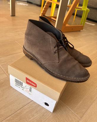 Stivaletti Clarks Originals Desert Boot Grigie 45