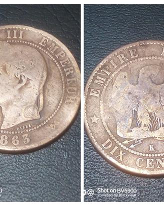 Monete Napoleone Imperatore 