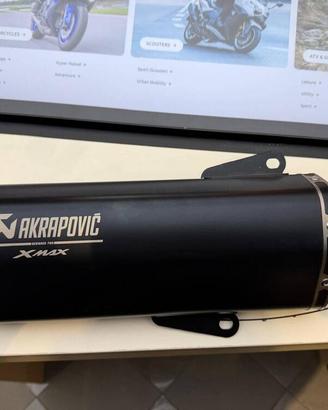 Scarico Akrapovic Yamaha Xmax  125 2024