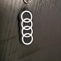 portachiavi Audi logo anelli