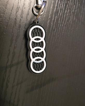 portachiavi Audi logo anelli