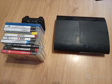 Ps 3 pro 500gb+1controller+10giochi