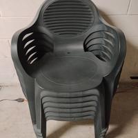 n 6 sedie da terrazzo ho giardino.