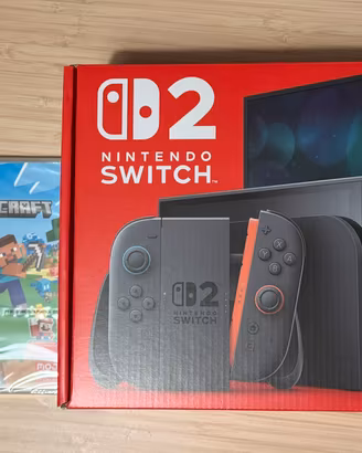 Nintendo Switch 2 + Minecraft - Nuovo