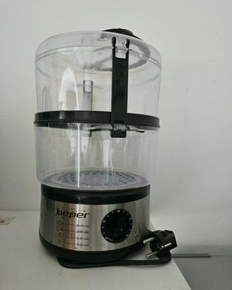 Vaporiera elettrica Beper 9 L 3 cestelli come nuov