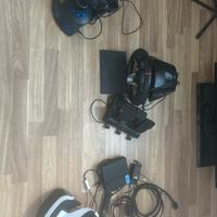 PS4 VR CON PS4 VOLANTE E PS4 CLOCHE AEREO