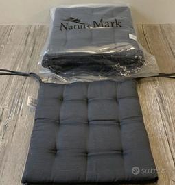 NatureMark, set da 4 cuscini per sedia 40x40 cm