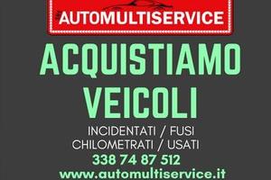 Acquistiamo Auto e caravan incidentati