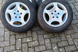 4 cerchi in lega + gomme Mercedes 