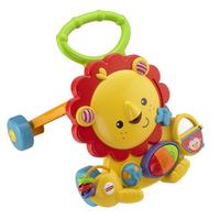 CARRELLINO GIALLO MATTEL FISHER PRICE LEONE "PRIMI