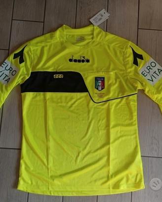 Divisa Arbitro Calcio Diadora Gialla Mis. M 17/18